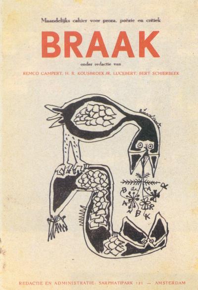 Omslag van het tijdschrift Braak