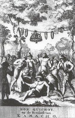 Het populairste stuk van Langendijk, Don Quichot op de bruiloft van Kamacho, 1712.