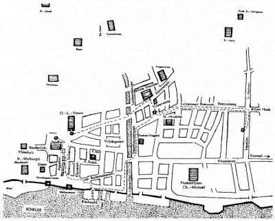 De tocht van Trijn door Antwerpen  Constantijn Huygens, Trijntje Cornelis. Een volkse komedie uit de Gouden Eeuw (ed. H.M. Hermkens en Paul Verhuyck). Prometheus / Bert Bakker, Amsterdam 1997, p. 12