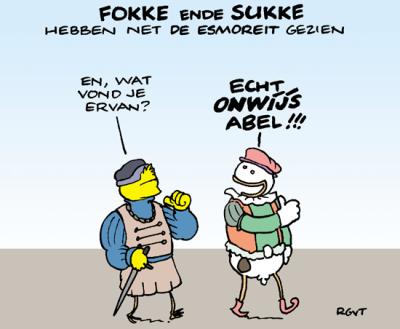 Fokke ende Sukke hebben net de Esmoreit gezien