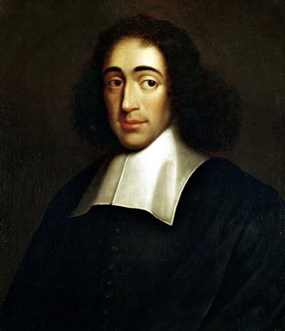 De radicaal-verlichte filosoof Spinoza.
