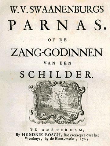 Willem van Swaanenburg, Parnas, of de zang-godinnen van een schilder