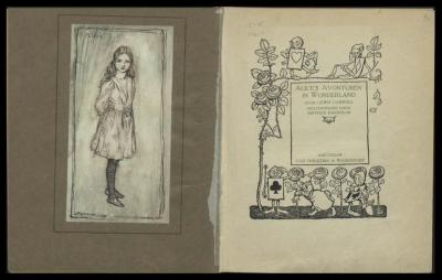 "Alice's avonturen in Wonderland" Lewis Carroll, geïllustreerd door Arthur Rackham. Amsterdam: Van Holkema & Warendorf [1920]