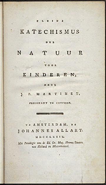 Titelpagina Kleine katechismus der natuur voor kinderen.