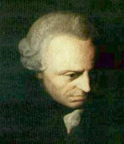 Het werk van de Duitse filosoof Kant was eind achttiende eeuw populair in genootschapskringen 