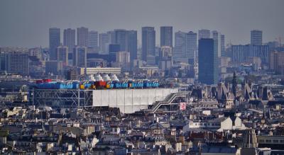 foto van kunstmuseum Centre Pompidou in Parijs