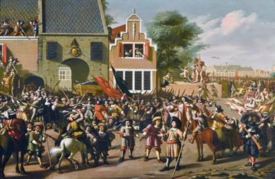 De moordpartij op de gebroeders De Witt in Den Haag. Collectie Haags Historisch Museum
