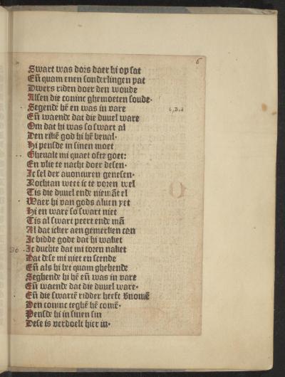 Bij fragment 3: Karel ende Elegast, vervolg fragment - KB 169 G 63 a