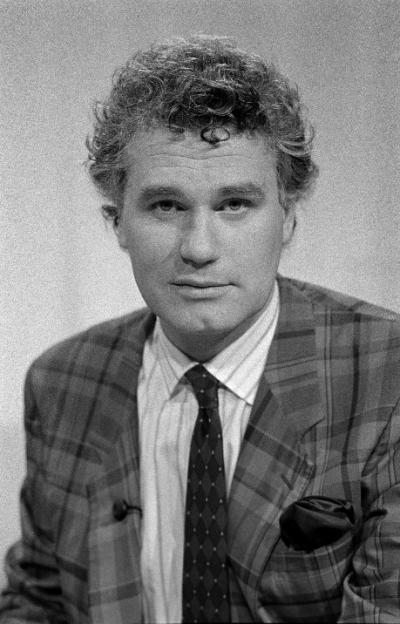 Portret van Adriaan van Dis in 1983 (VPRO/Beeld en Geluid)