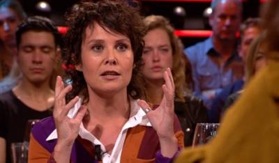 Griet Op de Beeck in het Nederlandse tv-programma 'De wereld draait door'