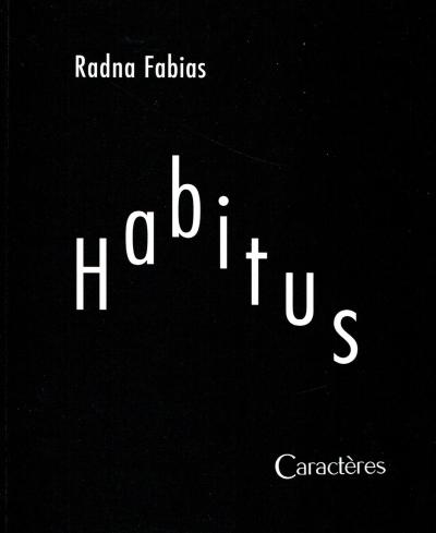 Vooromslag van Habitus, Franse vertaling.