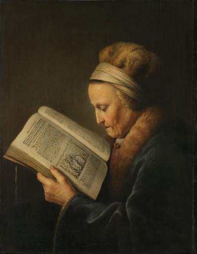 Gerard Dou, Lezende oude vrouw, ca. 1631, Rijksmuseum Amsterdam