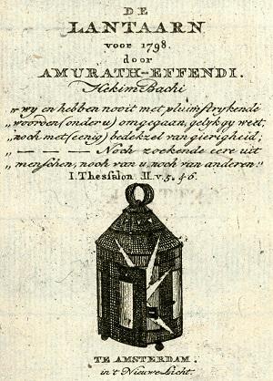 Titelblad van De Lantaarn voor 1798