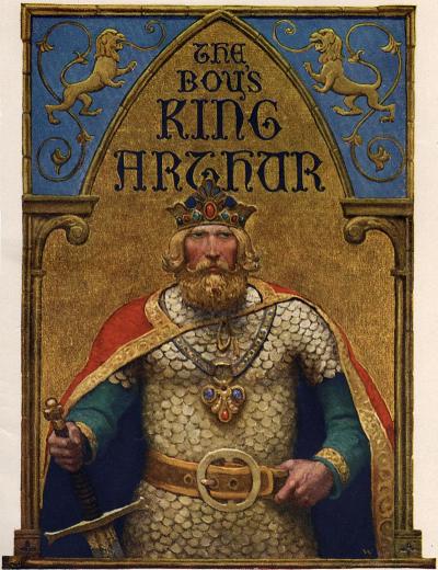 The Boy's King Arthur, getekend door N.C. Wyeth (1923)