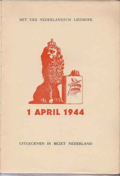 Omslag van Het Vrij Nederlandsch Liedboek