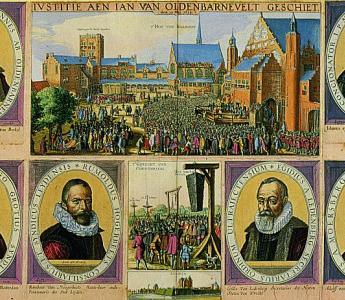 De executie van raadpensionaris van Holland, Johan van Oldenbarnevelt
