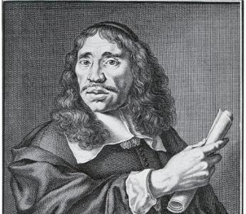 Dit portret van Vos, gemaakt door Karel Dujardin, stond afgedrukt in het tweede deel van Vos’ verzamelde gedichten, dat in 1662 verscheen. Het onderschrift is van Vondel.  Jan Vos, Toneelwerken. (editie W.J.C. Buitendijk). Van Gorcum, Assen / Amsterdam 1975, p. *3