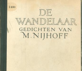 De Wandelaar: Gedichten van M. Nijhoff.