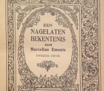 Marcellus Emants, Een nagelaten bekentenis