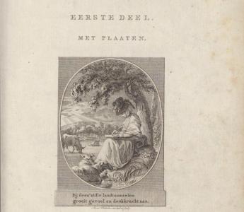 Uitsnede van titelblad van 'Reinhart, of natuur en godsdienst', Elisabeth Maria Post, 1791-1792 