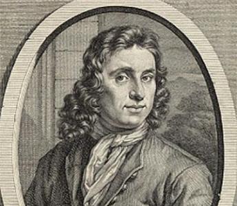 Een gewone jongen met een uitzonderlijk dichttalent - portret van Hubert Kornelisz Poot, geschilderd door Thomas van der Wilt en gegraveerd door J. Houbraken.