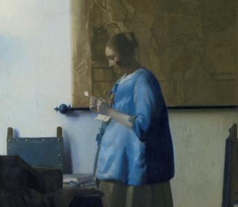 Johannes Vermeer, Brieflezende vrouw, ca. 1663, Rijksmuseum Amsterdam