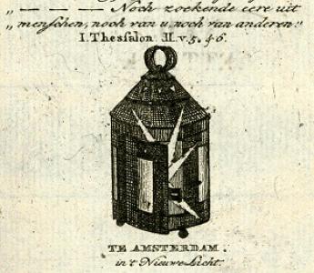 Titelblad van De Lantaarn voor 1798