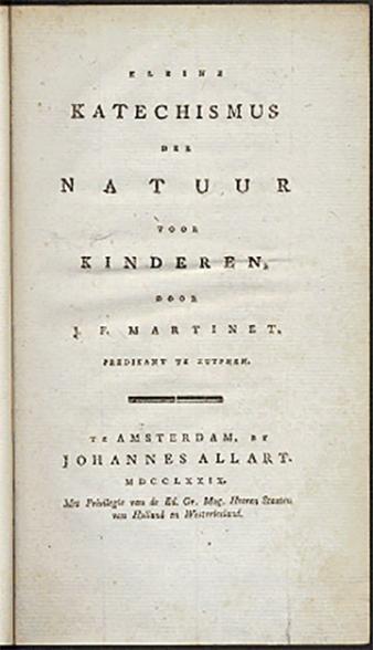 Titelpagina Kleine katechismus der natuur voor kinderen.