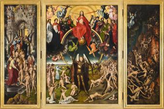 Drieluik van het Laatste oordeel door Hans Memling