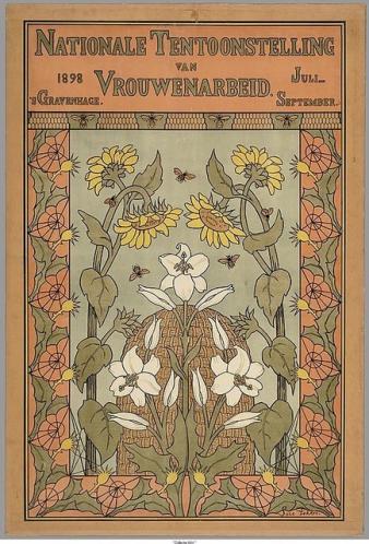 Affiche Nationale tentoonstelling van vrouwenarbeid, 1898