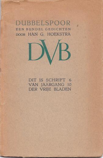 Omslag van Han G. Hoekstra, Dubbelspoor