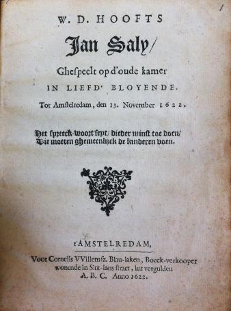 Titelpagina van 'Jan Saly'