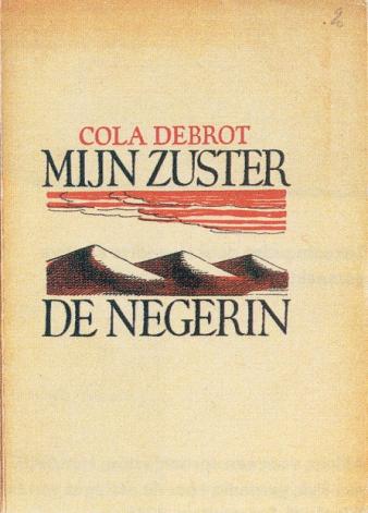 Omslag van de eerste druk van Cola Debrot, Mijn zuster de negerin uit 1935.