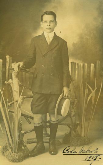Jeugdportret van Cola Debrot.