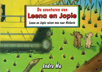Omslag van 'Leena en Jopie reizen mee naar Nickerie'