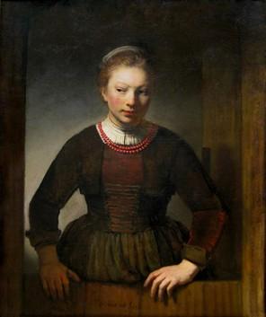Atelier Rembrandt van Rijn, Meisje in half-open deur (1645).