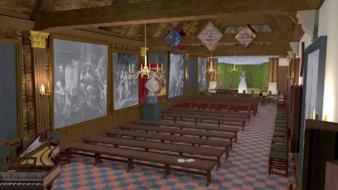 Reconstructie van de Grote schilderszaal